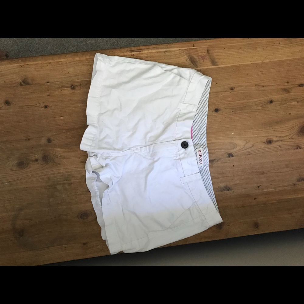 White shorts